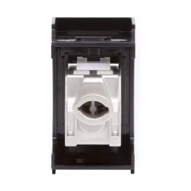 Розетка RJ-45 категория 5E экран Viva 1 модуль черная