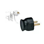 Элиум Вилка 2К 16А черная