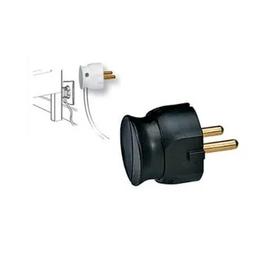 Элиум Вилка 2К 16А черная