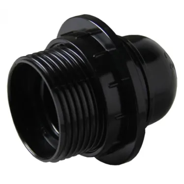 Патрон карболитовый с кольцом Е27 черный PROxima