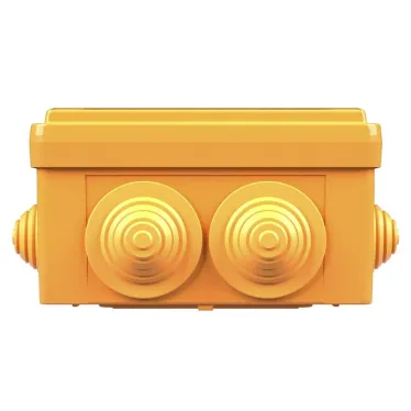 Коробка пластиковая FS с кабельными вводами и клеммниками IP55 100х100х50мм