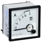 Амперметр 10А 96х96 AC непоср.вкл. Э47