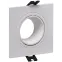 LIGHTING Светильник 4101 встраиваемый под лампу MR16 квадрат пластиковый белый IEK