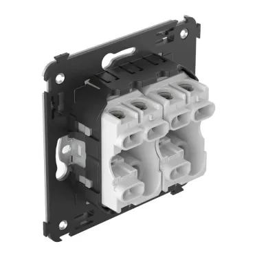 Avanti Переключатель двухклавишный в стену, ''Белое облако''