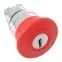 Механизм кнопки исполнительный XB4 'Грибок' красный поворотный с фиксацией с замком PROxima