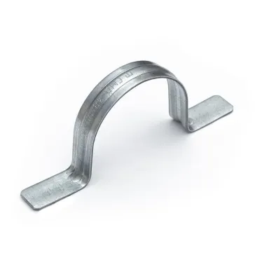 Скоба металлическая двухлапковая СМД d48-50 мм для монтажного пистолета (без отверстий) (50 шт/уп)