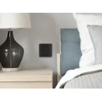 Выключатель одноклавишный - Legrand Inspiria - 10А 250В безвинтовые зажимы - антрацит