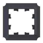 ATLASDESIGN ANTIQUE 1-постовая рамка, КАРБОН