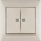 VALENA Рамка 1 пост слоновая кость