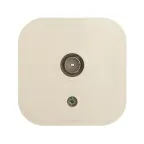 Quteo Розетка телевизионная TV наружная бежевая