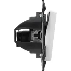 Valena LIFE Выключатель трехклавишный 10АХ 250В с лицевой панелью Винтовые зажимы Белый