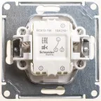 W59 Переключатель одноклавишный, 10АХ, механизм, шампань