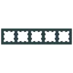 Рамка пятипостовая ATLASDESIGN универсальная изумруд