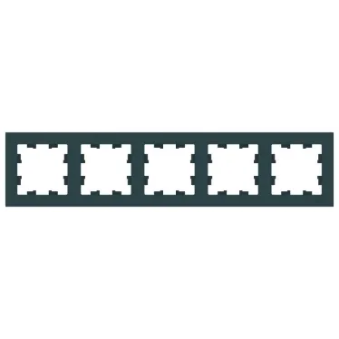 Рамка пятипостовая ATLASDESIGN универсальная изумруд