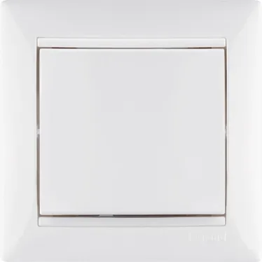 VALENA Рамка 1 пост горизонтальная белая