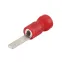 Наконечники штифтовые плоские изолированные с ПВХ манжетой (НШПИ) 1,5-10 красные (100 шт/уп)