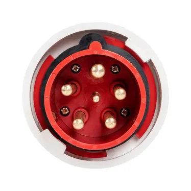 Вилка кабельная 63А 3Р+N+Е IP67 переносная 380В 035