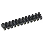 Зажим винтовой ЗВИ-3 1.0-2.5мм.кв. 12пар не поддерживающий горения черный