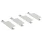 Комплект для соединения шкафов LINEA S серый (4шт/компл)