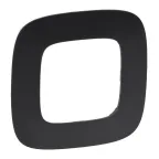 Valena ALLURE Рамка 1 пост матовый черный универсальная