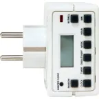 Розетка с таймером (недельная) электронная IP20 16А 3500W