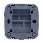 Выключатель Минск 1-клавишный ОП 10А с индикатором белый