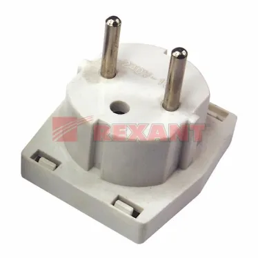 Переходник сетевой ''Квадрат'' белый REXANT