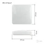 Светильник потолочный Классик без ДУ SPB-6-18 Nancy S светодиодный без ДУ квадратный