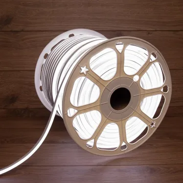 Гибкий неон LED SMD 8х16 мм, двухсторонний, белый, 120 LED/м, 100 м