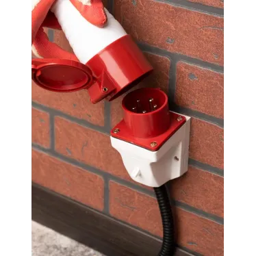 Вилка стационарная 515 3Р+РЕ+N 16А 380В IP44 PROxima