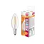 Лампа светодиодная LED 5Вт E14 CLB60D белый, Filament диммируемая,прозр.свеча OSRAM