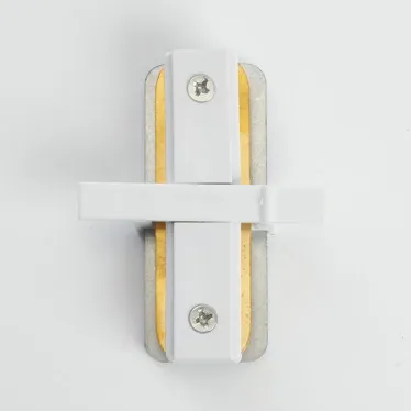 Коннектор прямой белый для встраиваемого шинопровода