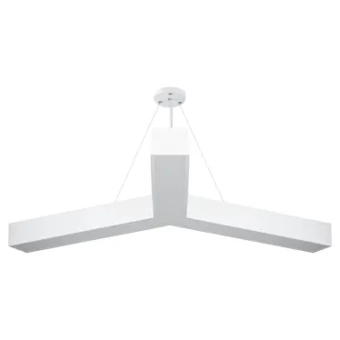 Светильник LED Geometria Igrek SPO-144-W-40K-066 66Вт 4000К 4000Лм IP40 1200*1200*80 белый подвесной драйвер внутри