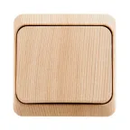 ЭТЮД Переключатель одноклавишный наружный сосна