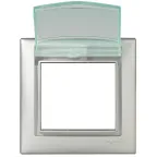 VALENA Рамка 1 пост алюминий IP44