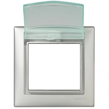 VALENA Рамка 1 пост алюминий IP44