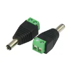 Разъем питания штекер 2.1х5.5 с клеммной колодкой (блистер),