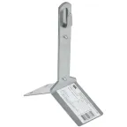 Держатель проводника круглого 8-10мм для конька h-110мм оцинкованная сталь