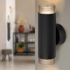 Светильник настенный WL50 BK/BK 2*GU10 2*12Вт IP20 черный