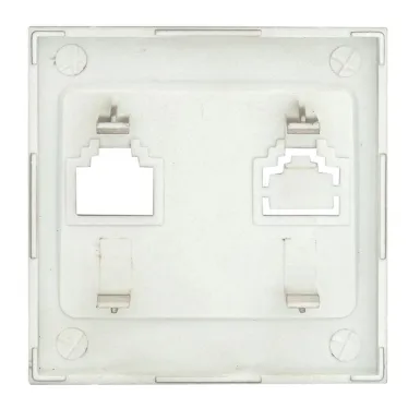 Валенсия лицевая панель розетки Phone 1-местная кашемир