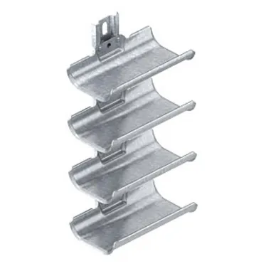 Кронштейн тоннельный на рейке 400 мм 4 полки