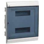 Щит распределительный встраиваемый ЩРв-П-24 IP41 пластиковый белый прозрачная дверь PRIME