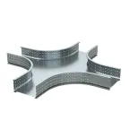 Ответвитель Х-образный листовой 200х400 цинк-ламельный