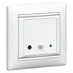 VALENA Рамка 1 пост горизонтальная белая