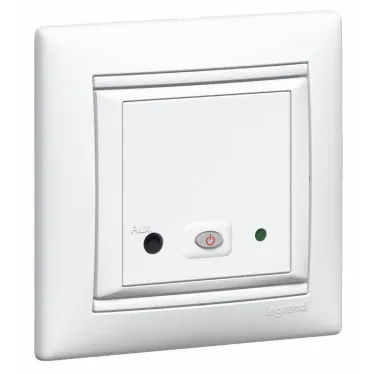 VALENA Рамка 1 пост горизонтальная белая