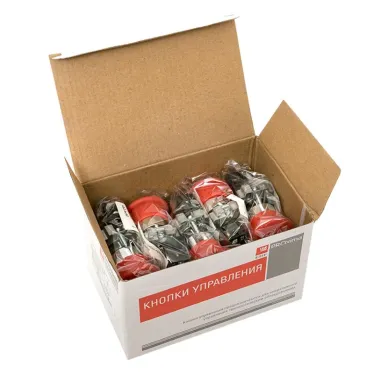 Кнопка BC42 Грибок красная NC