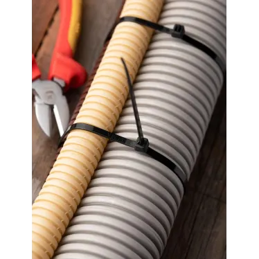 Хомут 4.8х450 черный нейлон (100шт)