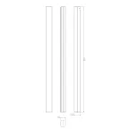 Светильник линейный светодиодный SML-10-WB-40K-W48 48 Вт 4000K 4320Лм белый