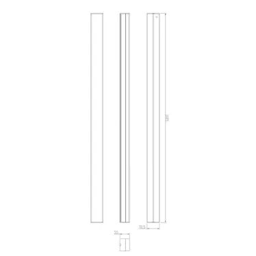 Светильник линейный светодиодный SML-10-WB-40K-W48 48 Вт 4000K 4320Лм белый
