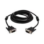 Кабель VGA - VGA с ферритами, 1.8 м., черный